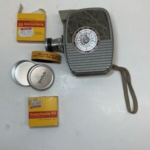 Vintage Keystone Capri K-25 Movie Camera with Kodachrome 40 Film Untested